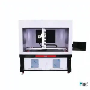 Enclosed Gantry Type Fiber Laser Marking Machine | Customized High Table Design for Industrial Large-Format Engraving