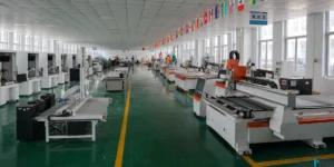 HITEC Laser Factory showing high-precision laser machines in production