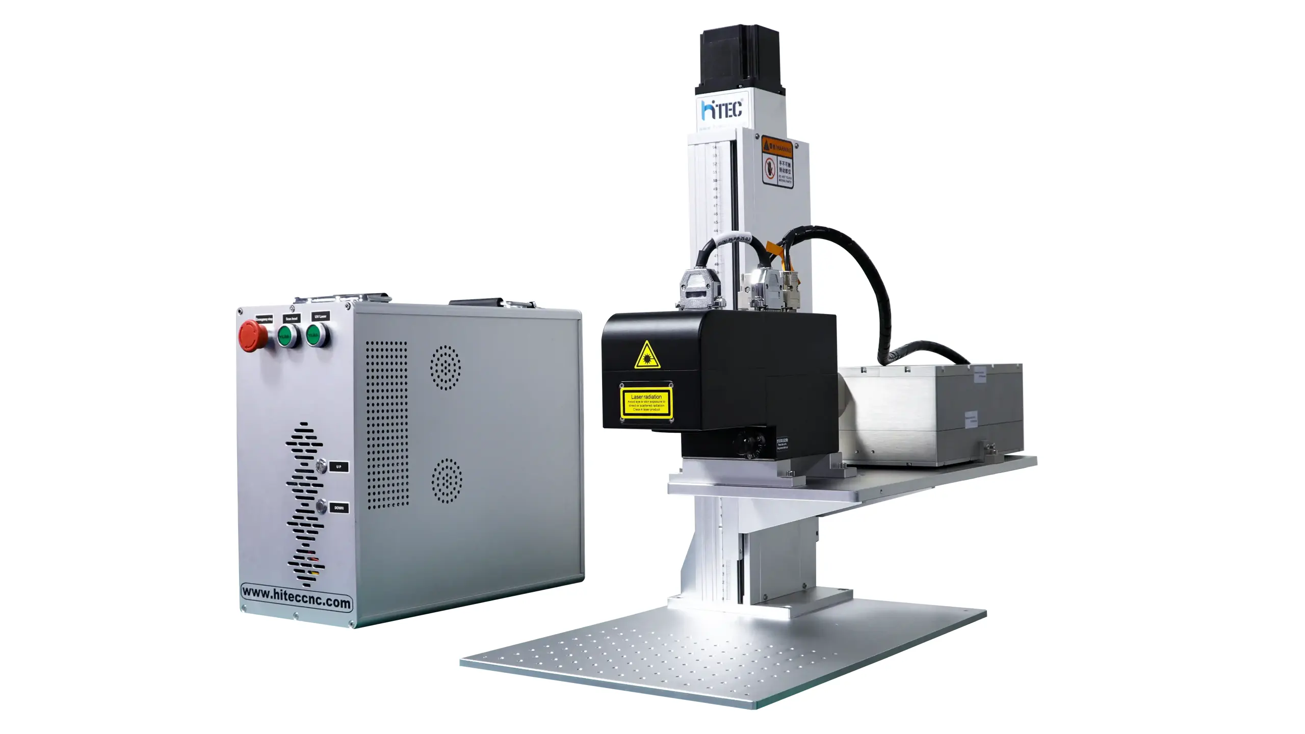 HITEC 3D laser marking machine for curved surface engraving