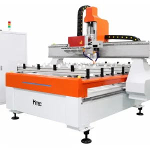 Left 45 degree view of large format glass laser sandblasting machine