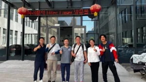 South Korea customers visiting HITEC Laser factory