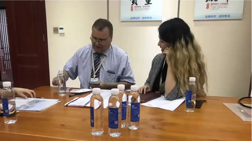 USA customers visiting HITEC Laser factory