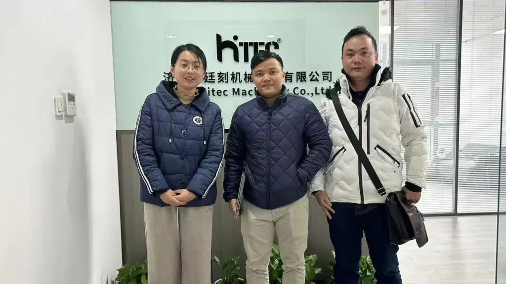 Vietnam customers visiting HITEC Laser factory
