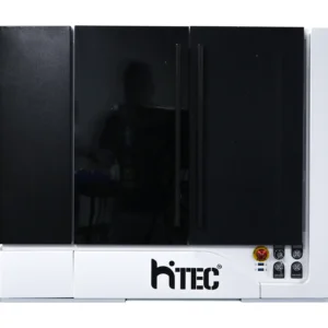 Jewelry laser cutting machine front view showing industrial precision equipment design