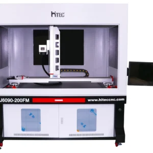 Enclosed gantry laser marking machine for precision engraving on large metal parts