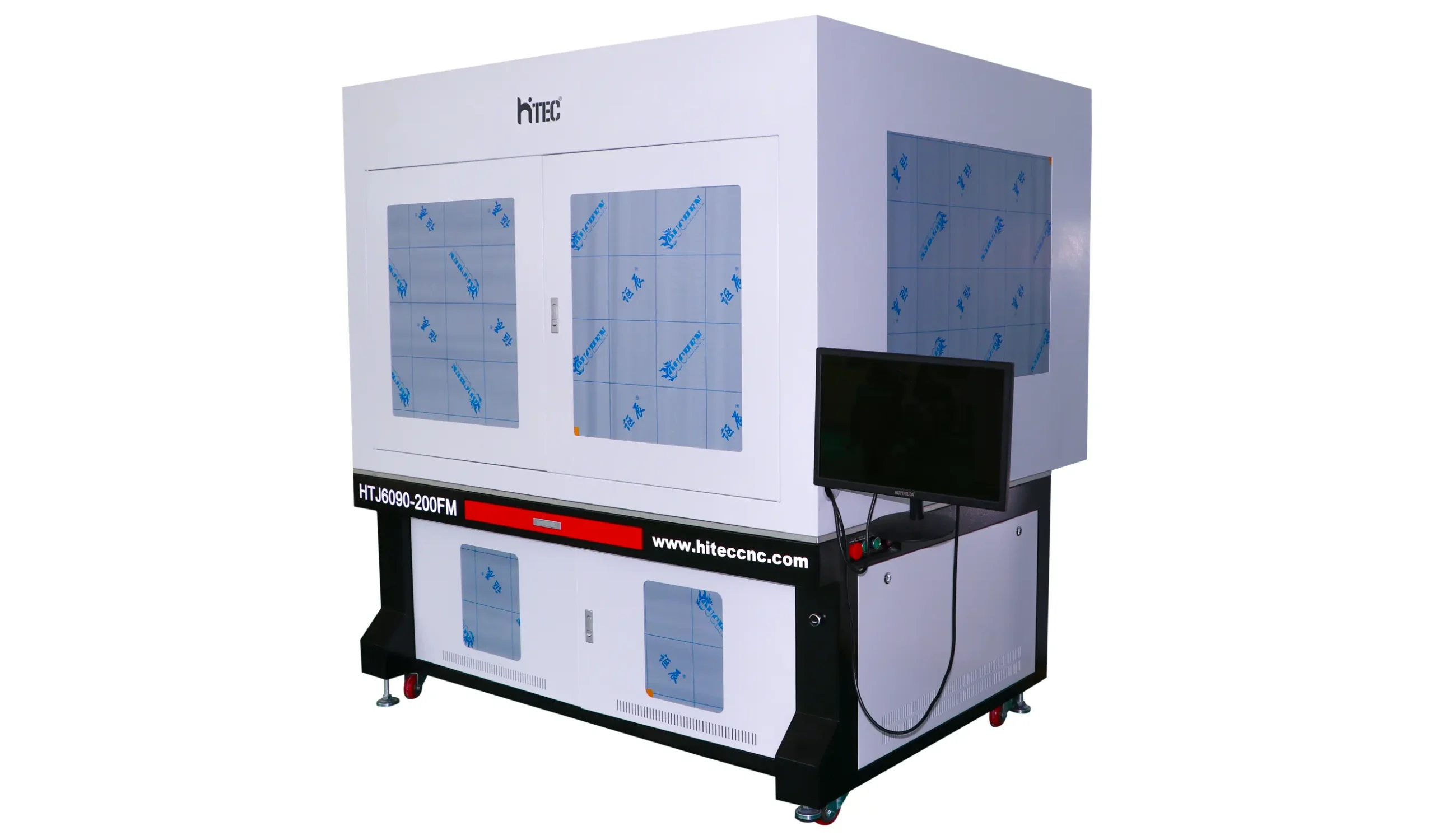 Right view of the enclosed gantry laser marking machine
