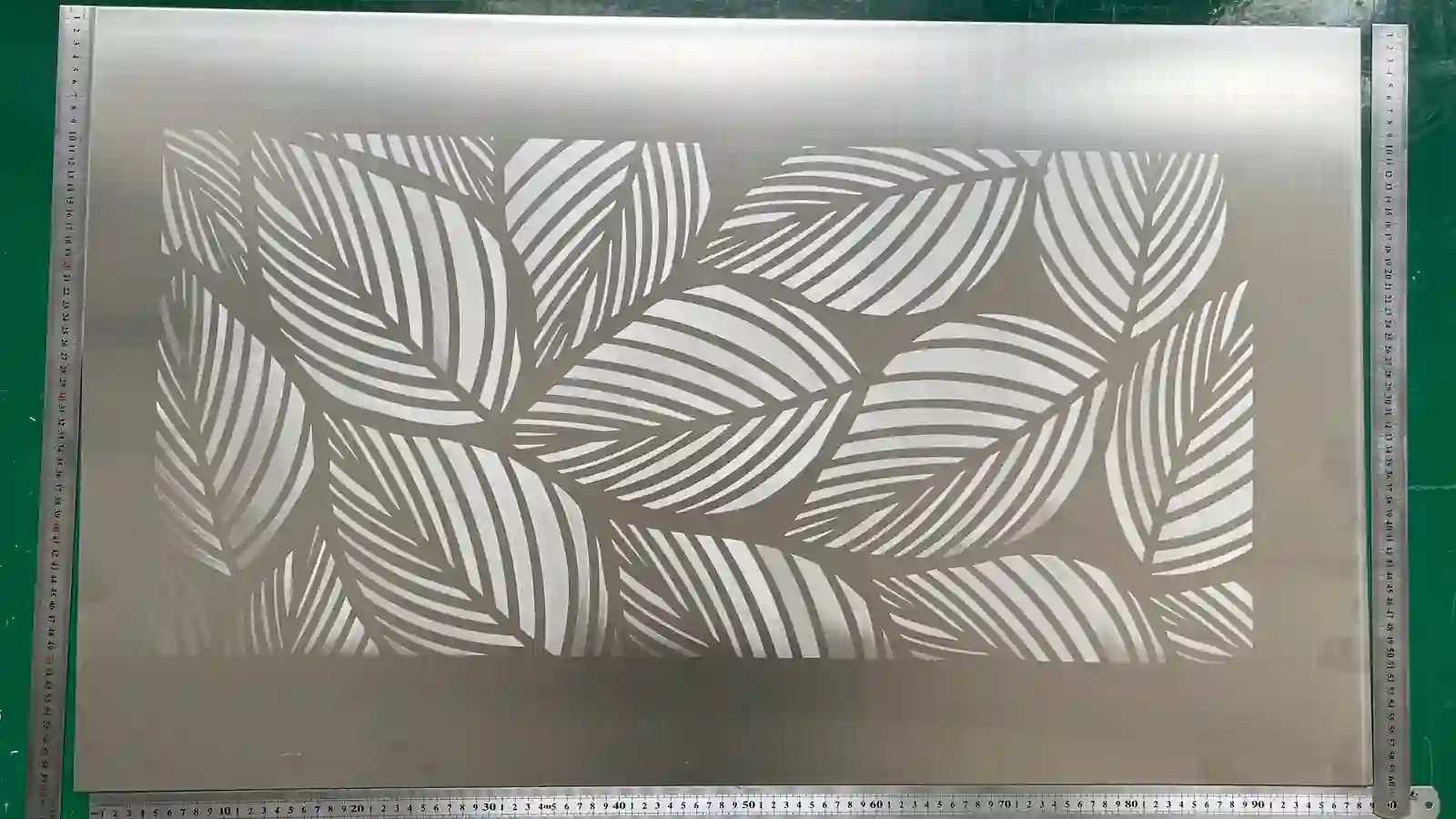 bright white fiber laser marking on stainless steel