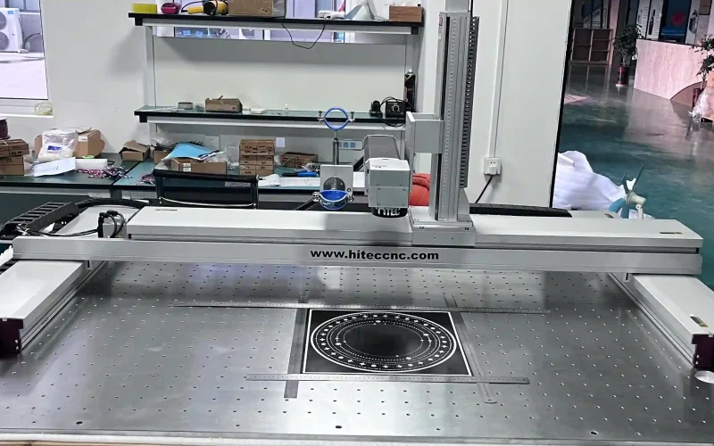 Large format laser marking machine with custom large working area for oversized metal marking